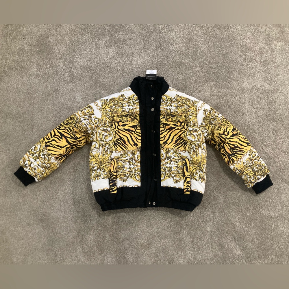 TOPSHOP ⚜️ Zebra Chain Puff Jacket - Picture 4 of 13